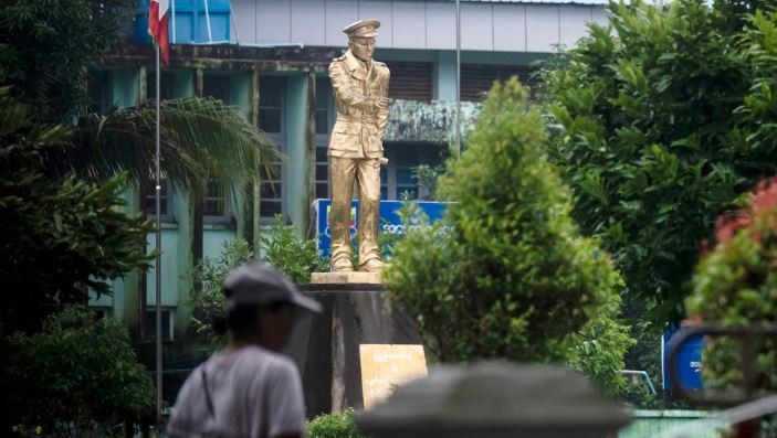 Patung-patung Aung San Dilaporkan Menghilang di Myanmar